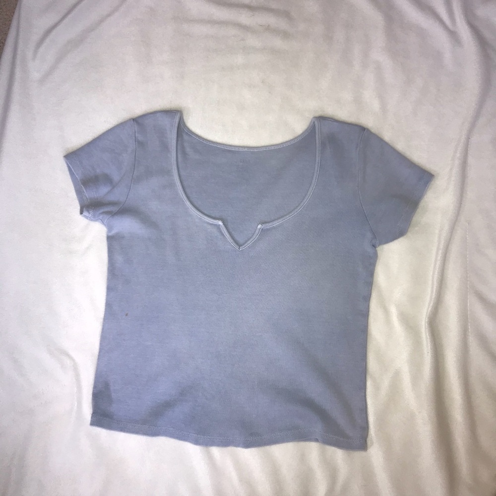 John galt/Brandy Melville baby blue top